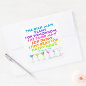 MARTINI ZEN - Plan voor Happy Hour Sticker (Envelop)