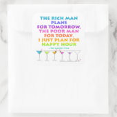 MARTINI ZEN - Plan voor Happy Hour Sticker (Tas)