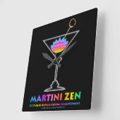 MARTINI ZEN WALL CLOCK VIERKANTE KLOK (Hoek)