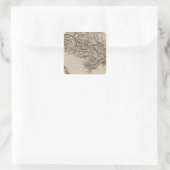 Martinico 2 vierkante sticker (Tas)