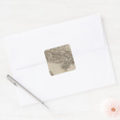 Martinico 2 vierkante sticker (Envelop)