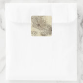 Martinico Vierkante Sticker (Tas)