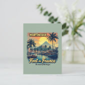 MARTINIQUE BRIEFKAART (Staand voorkant)