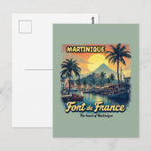 MARTINIQUE BRIEFKAART (Voorkant / Achterkant)