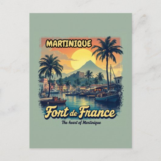 MARTINIQUE BRIEFKAART (Voorkant)