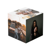 Martinique Caraïben Bloem Vier Paar Foto's Kubus (Achter hoekig)