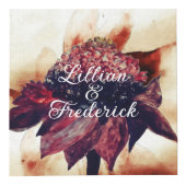 Martinique Caraïben Bloem Vier Paar Foto's Kubus (Voorkant)