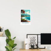 Martinique Caribbean Travel Print (Thuiskantoor)