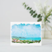 Martinique Caribisch tropisch eiland Briefkaart (Staand voorkant)