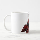 Martinique Carribean Floral Monogrammed Naam Koffiemok (Links)