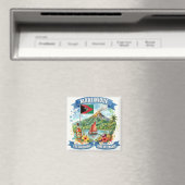 Martinique Eiland Souvenir Magneet (Insitu (Vaatwasser))