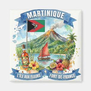 Martinique Eiland Souvenir Magneet