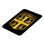 Martinique Emblem Magneet (Linkerzijde)