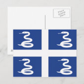 Martinique Flag Briefkaart (Voorkant / Achterkant)