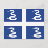 Martinique Flag Briefkaart (Voorkant)