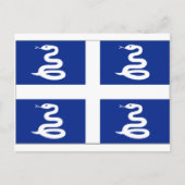 Martinique Flag Briefkaart (Voorkant)