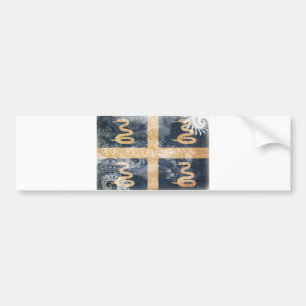 Martinique Flag Bumpersticker
