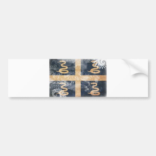 Martinique Flag Bumpersticker (Voorkant)