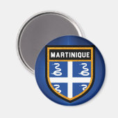 Martinique Flag Magneet (Voorkant / Achterkant)