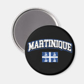 Martinique Flag Magneet (Voorkant / Achterkant)