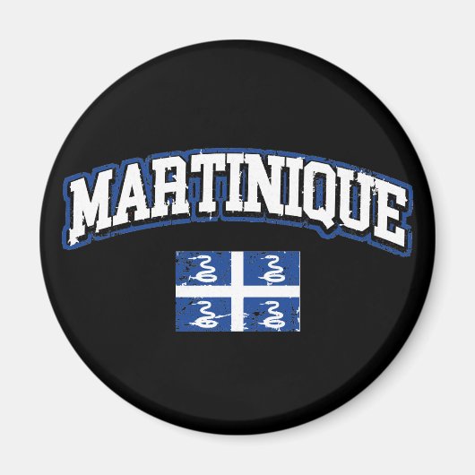 Martinique Flag Magneet (Voorkant)