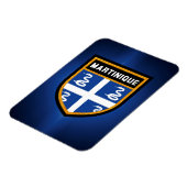 Martinique Flag Magneet (Linkerzijde)