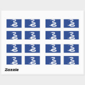 Martinique Flag Rechthoekige Sticker (Vel)