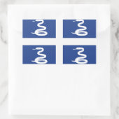 Martinique Flag Rechthoekige Sticker (Tas)