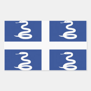 Martinique Flag Rechthoekige Sticker