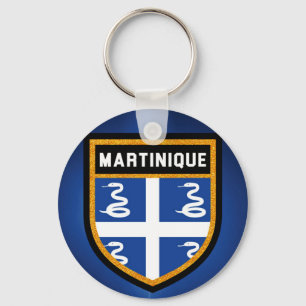 Martinique Flag Sleutelhanger