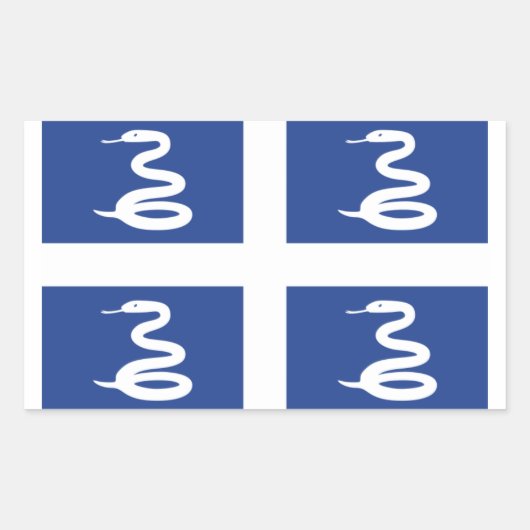 Martinique Flag Sticker (Voorkant)