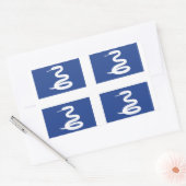 Martinique Flag Sticker (Envelop)