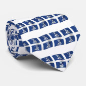 Martinique Flag Stropdas (Opgerold)