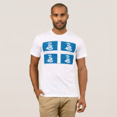 Martinique Flag T-shirt (Voorkant volledig)