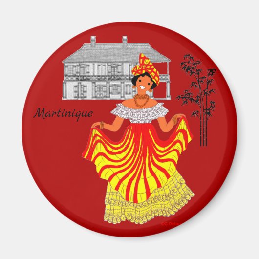 Martinique, Frankrijk Magneet (Voorkant)