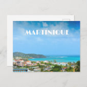 Martinique haven foto briefkaart (Voorkant / Achterkant)