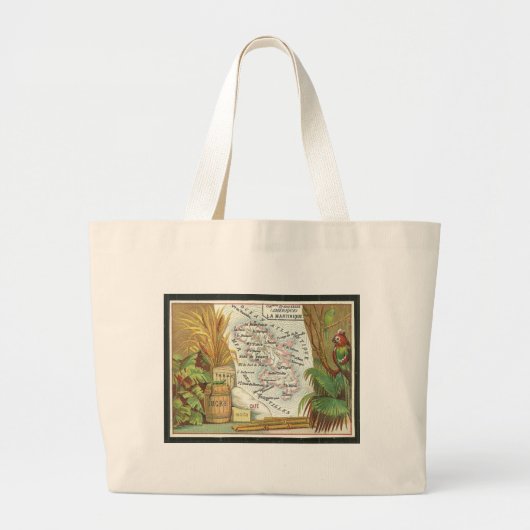 Martinique - Het eiland Grote Tote Bag (Voorkant)