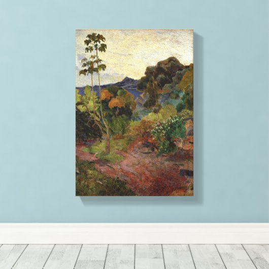 Martinique Landschap door Paul Gauguin Canvas Afdruk (Insitu (Houten vloer))