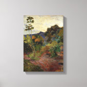 Martinique Landschap door Paul Gauguin Canvas Afdruk (Voorkant)