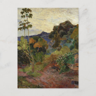 Martinique Landschap van Paul Gauguin, 1887 Ansich Briefkaart