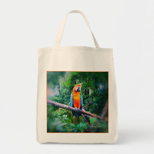 Martinique Macaw Tote Bag (Voorkant)