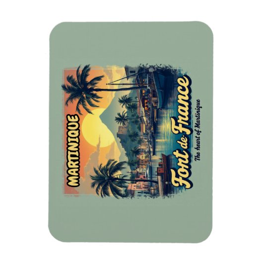 MARTINIQUE MAGNEET (Verticaal)