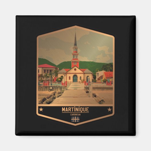 Martinique Magneet (Voorkant)