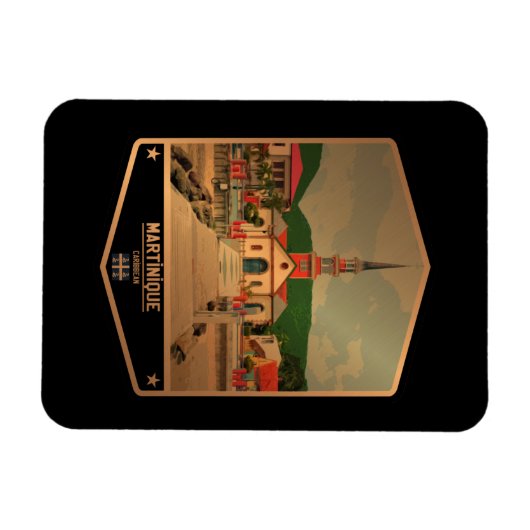 Martinique Magneet (Horizontaal)