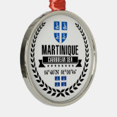 Martinique Metalen Ornament (Rechts)