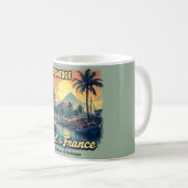 Martinique mok – Tropisch strand souvenir (Voorkant rechts)