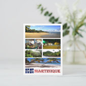 Martinique - Mosaic - Briefkaart (Staand voorkant)