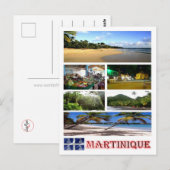 Martinique - Mosaic - Briefkaart (Voorkant / Achterkant)