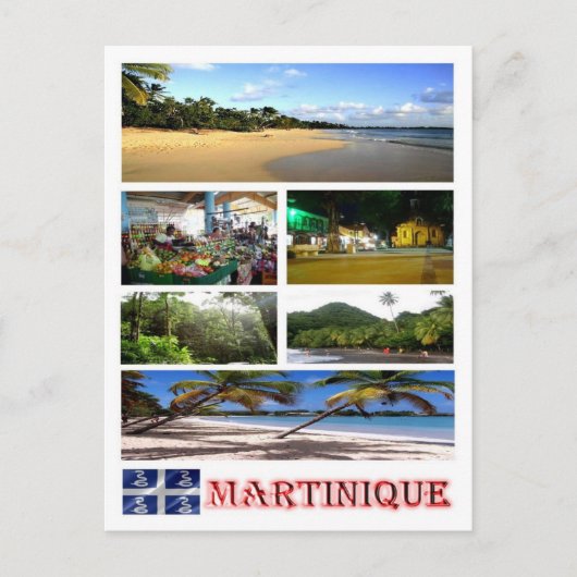 Martinique - Mosaic - Briefkaart (Voorkant)