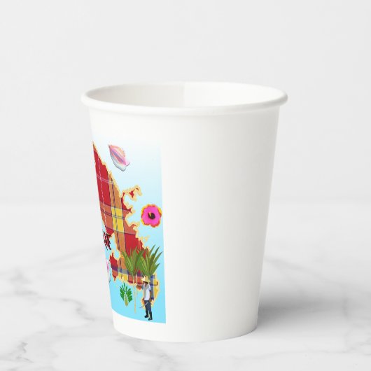 Martinique Papieren Bekers (Links)